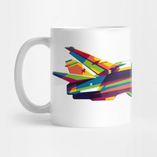 SU-24 Fencer in WPAP Mug